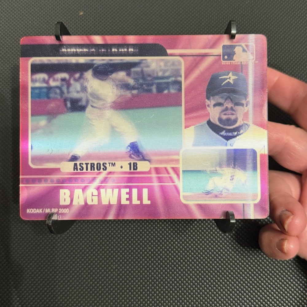 Vintage 2000 Kodak Players Collection Jeff Bagwell Motion Card